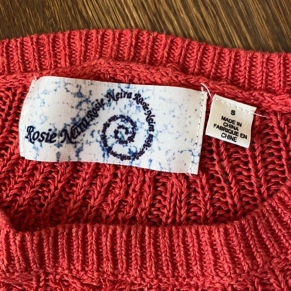 Anthro Rosie Neira Solana Linen Sweater - Picture 5 of 7